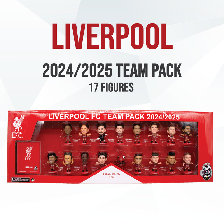 Soccerstarz - Liverpool Team Pack 17 figure (2024/25 Version) /Figures