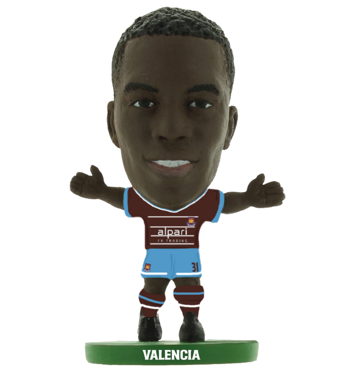 Soccerstarz - West Ham - Enner Valencia - Home Kit (2015 version)(CLEAR SACHET)