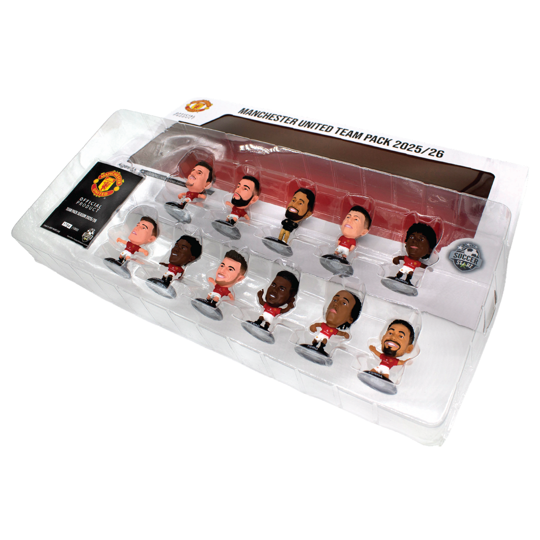 SoccerStarz - Man Utd 11 figure Team Pack (2025/26 Version Classic Kit) /Figures