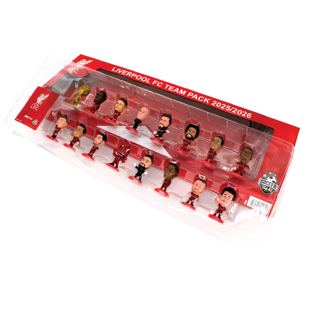 SoccerStarz - Liverpool 16 figure Team Pack (2025/26 Version) /Figures