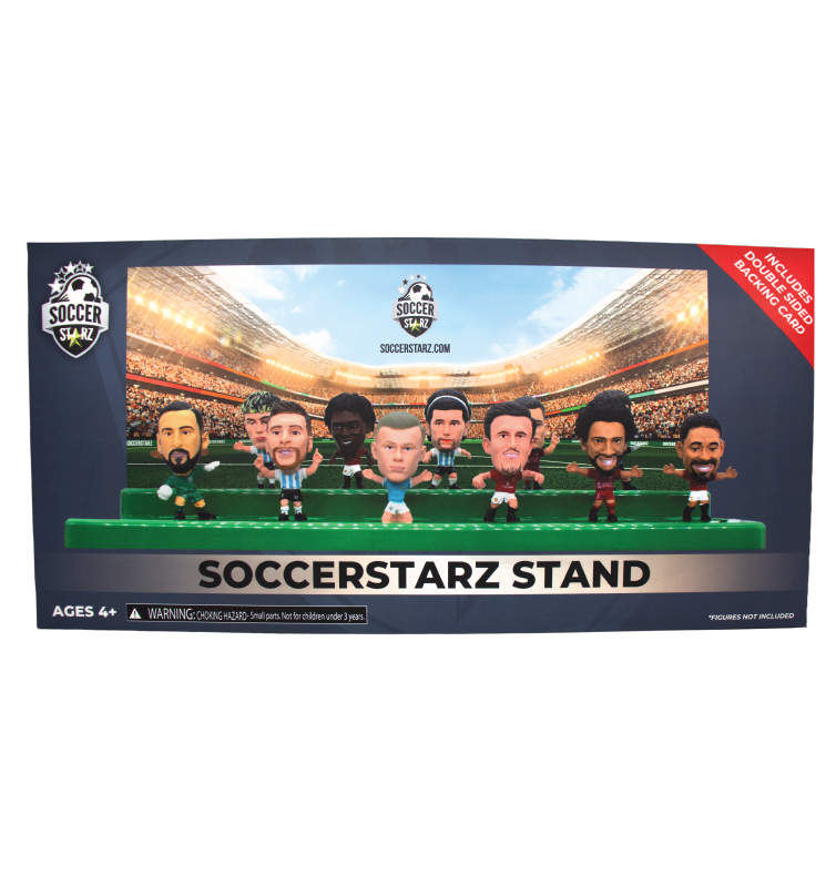Soccerstarz - Stand for 12 SoccerStarz Figures (Generic Green) /Figures
