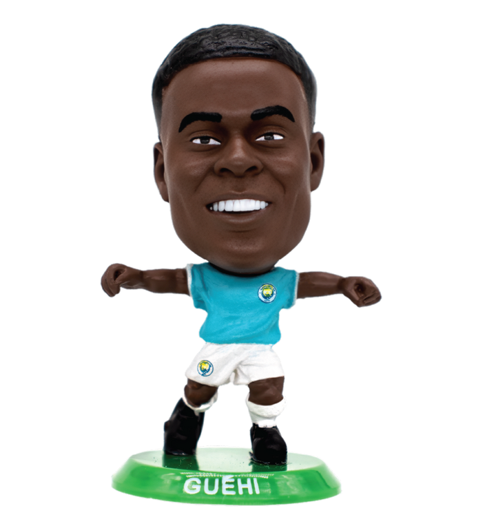 Soccerstarz - Man City Marc Guehi Figure - Classic Home Kit