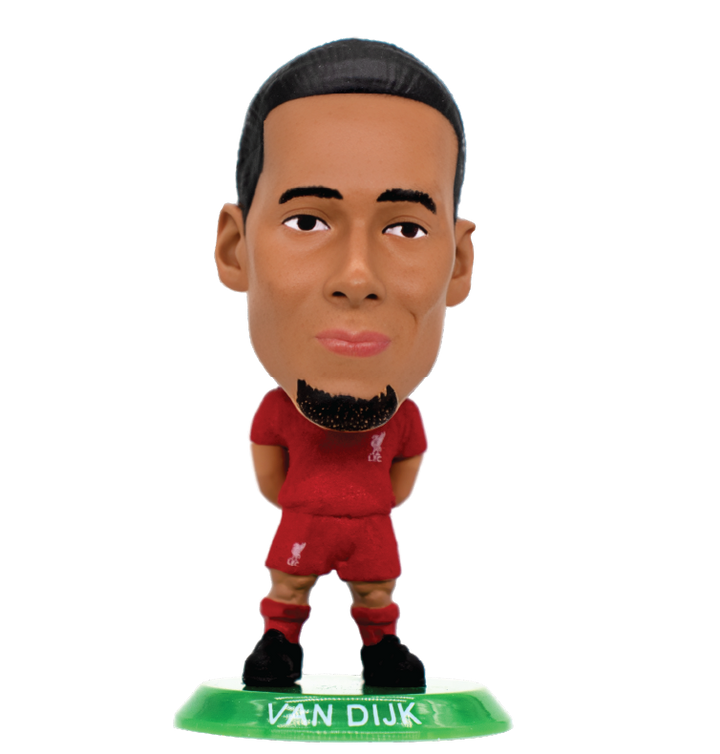 Soccerstarz - Liverpool Virgil Van Dijk Figure - Classic Home Kit