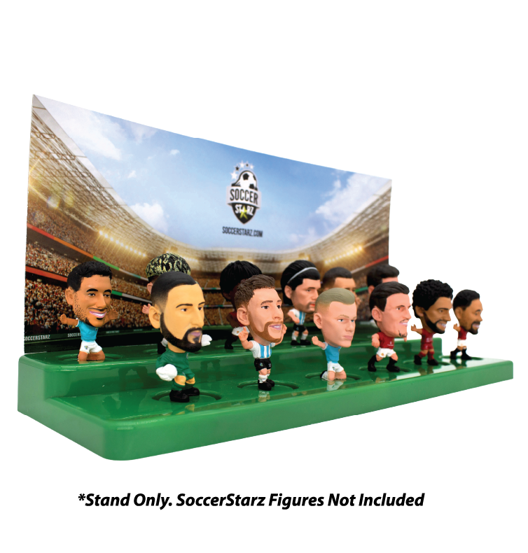 Soccerstarz - Stand for 12 SoccerStarz Figures (Green)