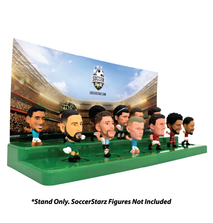 Soccerstarz - Stand for 12 SoccerStarz Figures (Green)