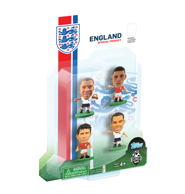 Soccerstarz - England 4 Player Blister Pack B