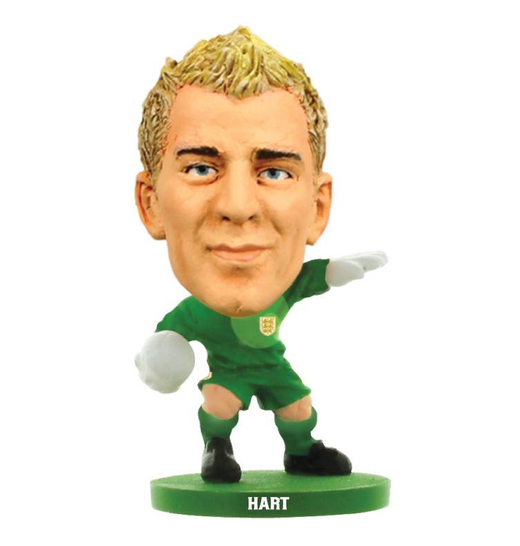 Soccerstarz - England - Joe Hart - Home Kit (2014 Kit)