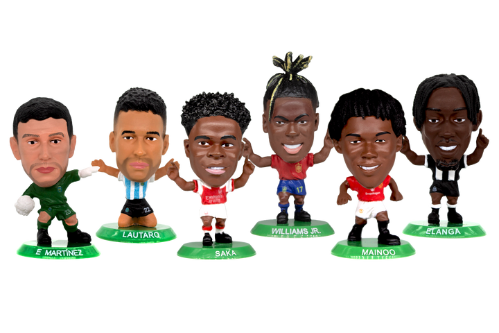 Soccerstarz - Stand for 12 SoccerStarz Figures (Generic Green) and 12 SoccerStarz Figures (SET B)