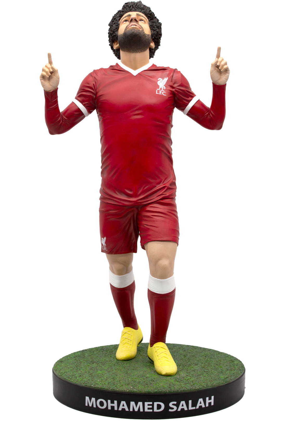 Mohamed Salah - Estatua de resina oficial del Liverpool FC - La mejor del fútbol (60 cm)
