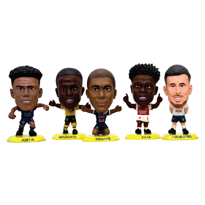 Soccerstarz - 2022 Edition Yellow Base Collection Completers - 10 Figure Bundle /Figures