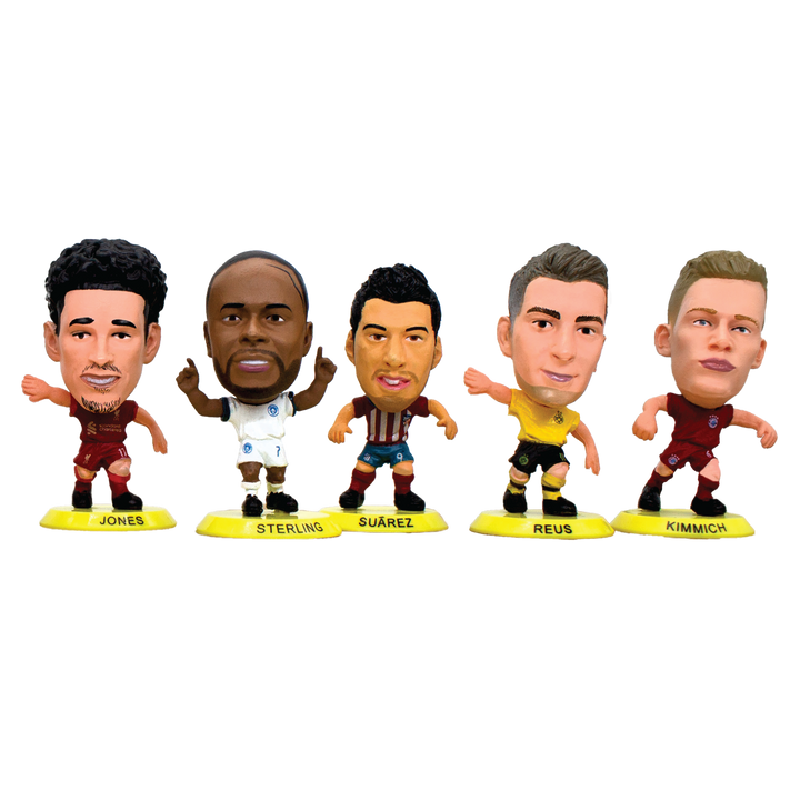 Soccerstarz - 2022 Edition Yellow Base Collection Completers - 10 Figure Bundle /Figures