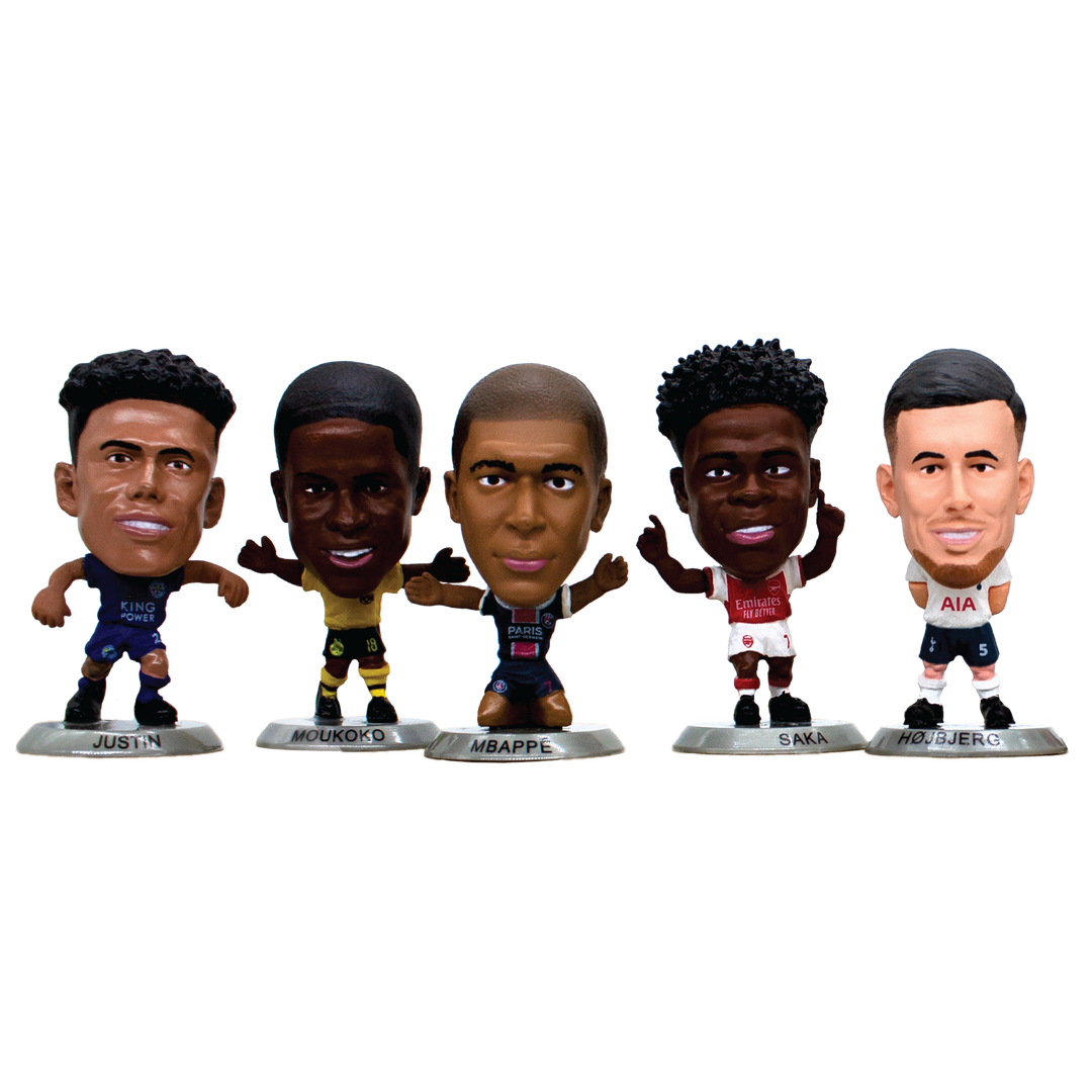 Soccerstarz - 2022 Edition Silver Base Collection Completers - 10 Figure Bundle /Figures