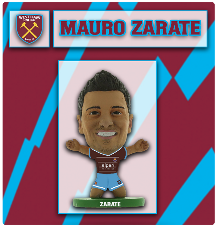 Soccerstarz - West Ham - Mauro Zarate - Home Kit (2015 version)