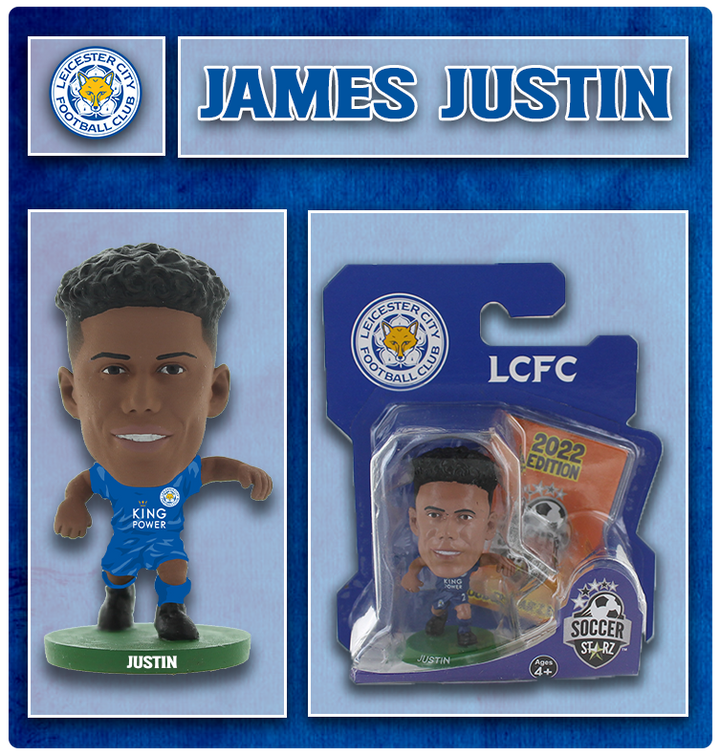 Soccerstarz - Leicester City - James Justin - Home Kit