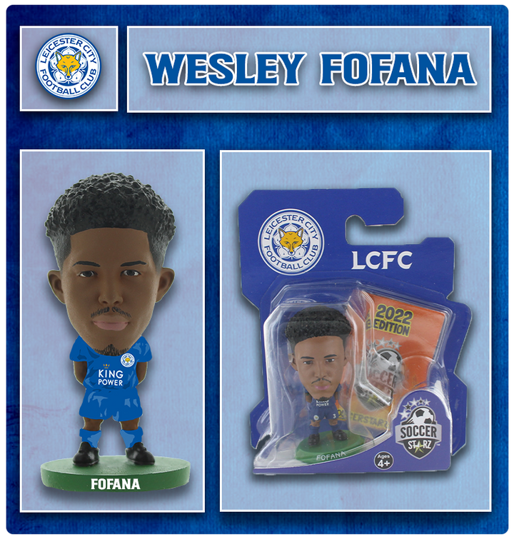 Soccerstarz - Leicester City - Wesley Fofana - Home Kit