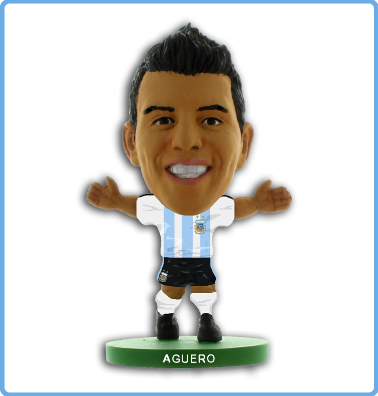 Soccerstarz - Argentina - Sergio Aguero - Home Kit