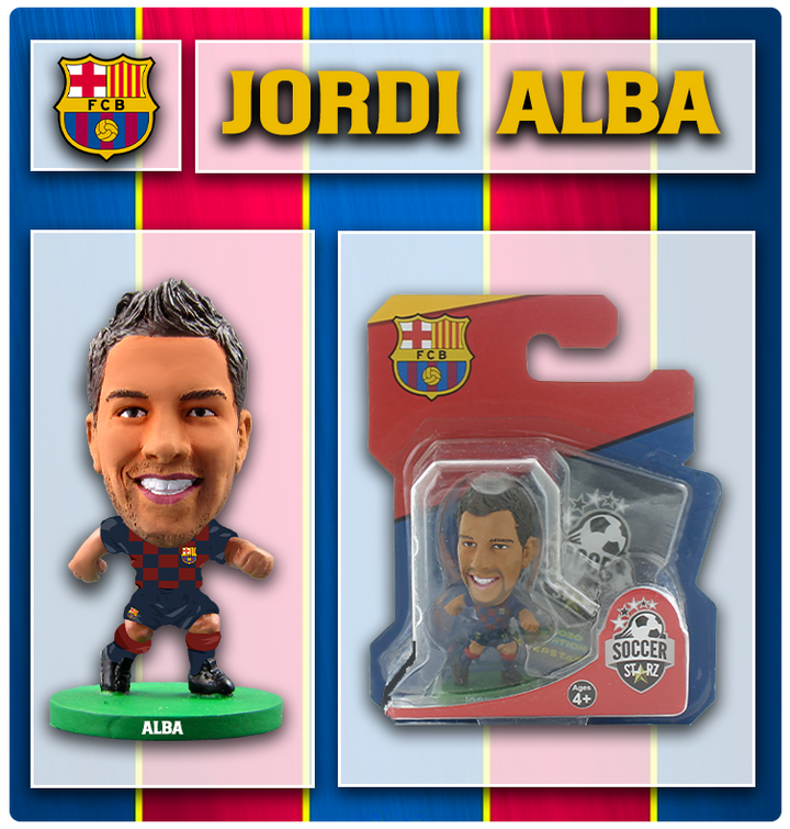 Soccerstarz - Barcelona - Jordi Alba - Home Kit