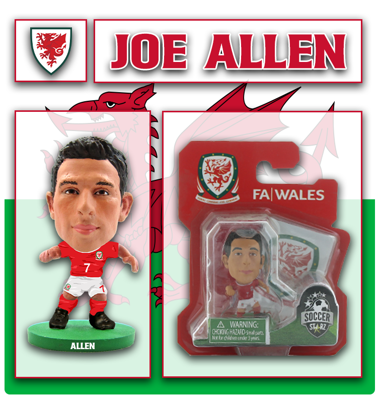 Soccerstarz - Wales - Joe Allen - Home Kit