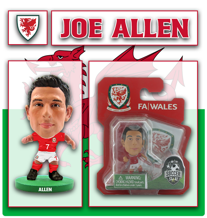 Soccerstarz - Wales - Joe Allen - Home Kit
