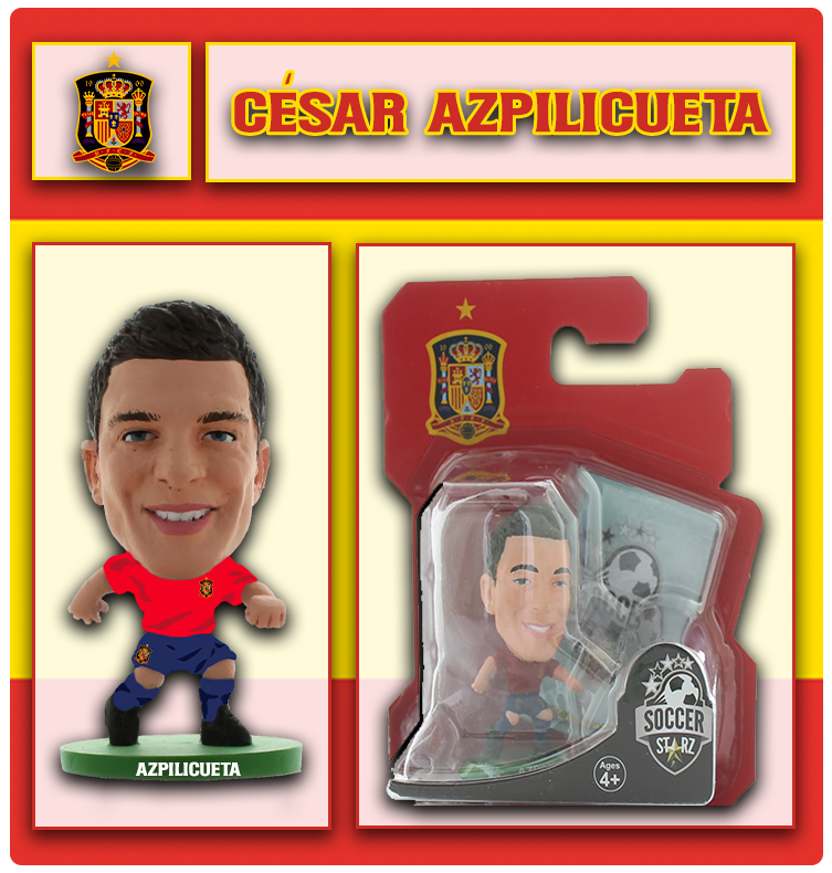 Soccerstarz - Spain - Cesar Azpilicueta - Home Kit