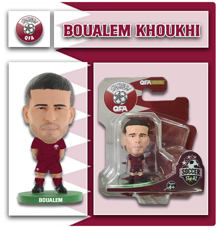 Soccerstarz - Qatar - Boualem Khoukhi - Home Kit