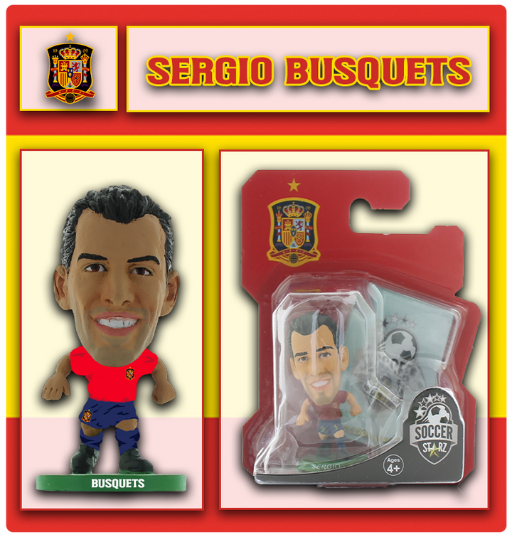 Soccerstarz - Spain - Sergio Busquets - Home Kit