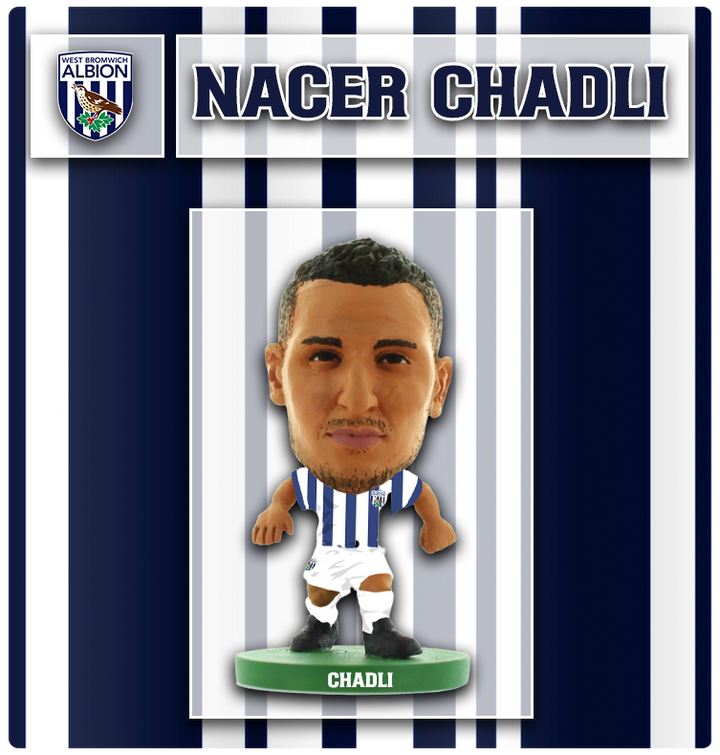 Soccerstarz - West Brom - Nacer Chadli - Home Kit