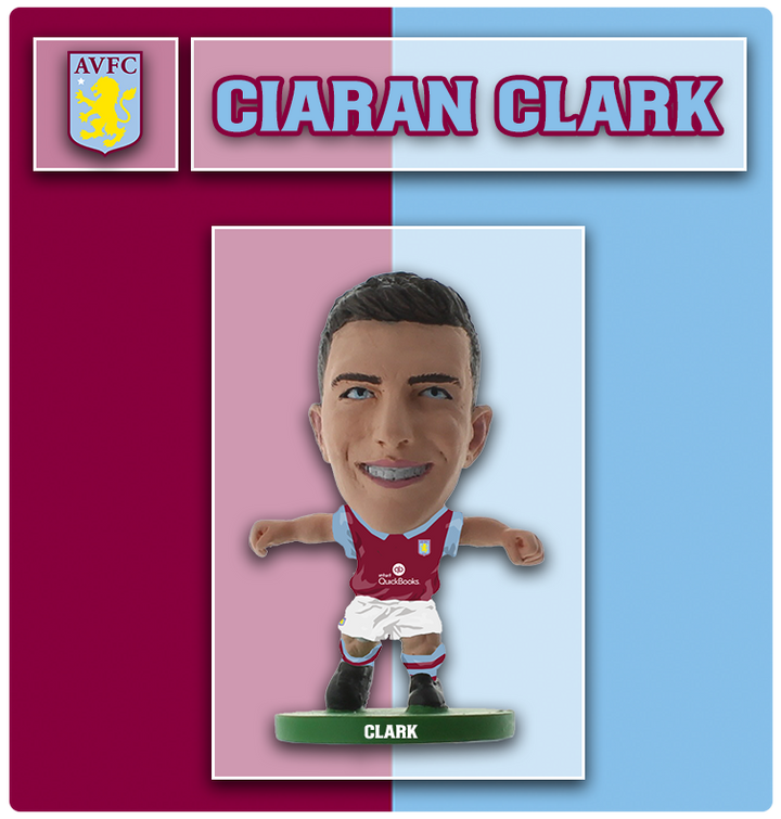 Soccerstarz - Aston Villa - Ciaran Clark - Home Kit