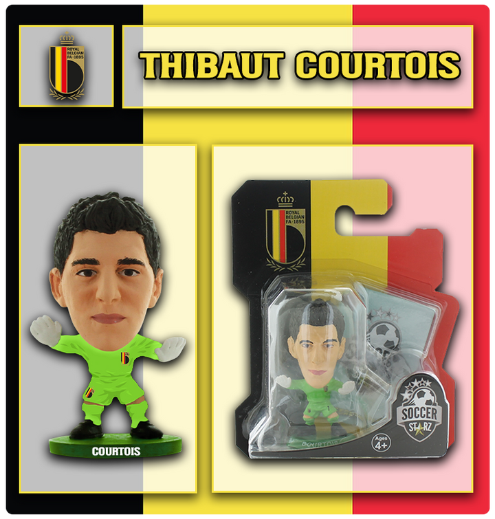 Soccerstarz - Belgium - Thibaut Courtois - Home Kit