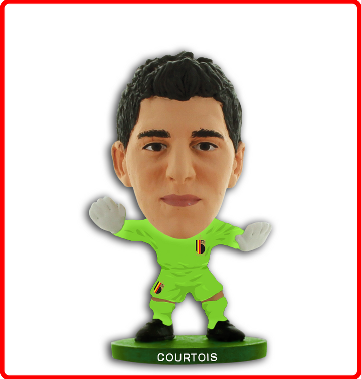 Soccerstarz - Belgium - Thibaut Courtois - Home Kit