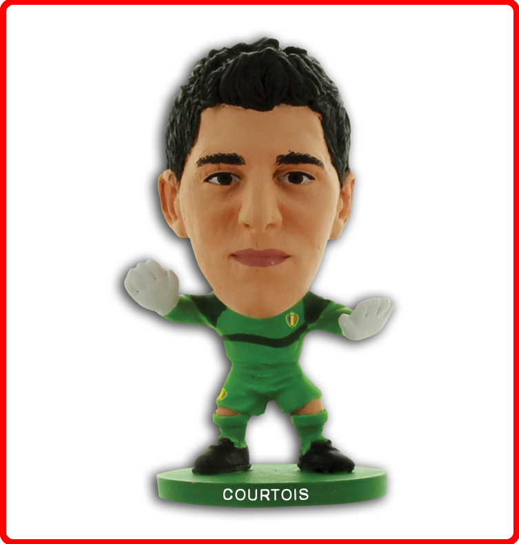 Soccerstarz - Belgium - Thibaut Courtois - Home Kit