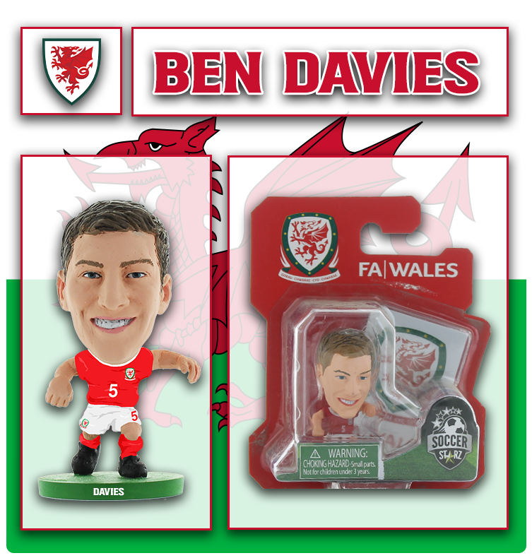 Soccerstarz - Wales - Ben Davies - Home Kit