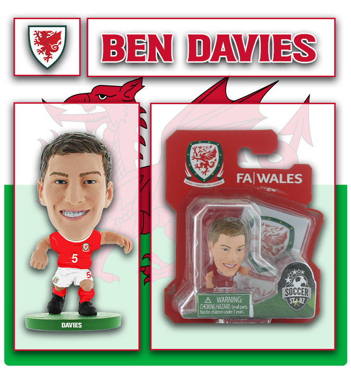 Soccerstarz - Wales - Ben Davies - Home Kit