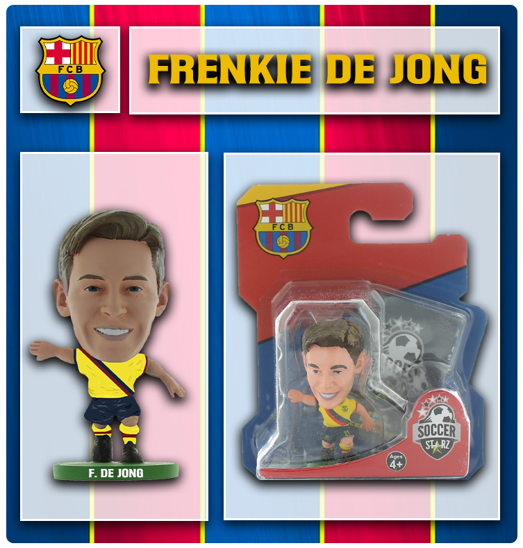 Soccerstarz - Barcelona - Frenkie De Jong - Away Kit