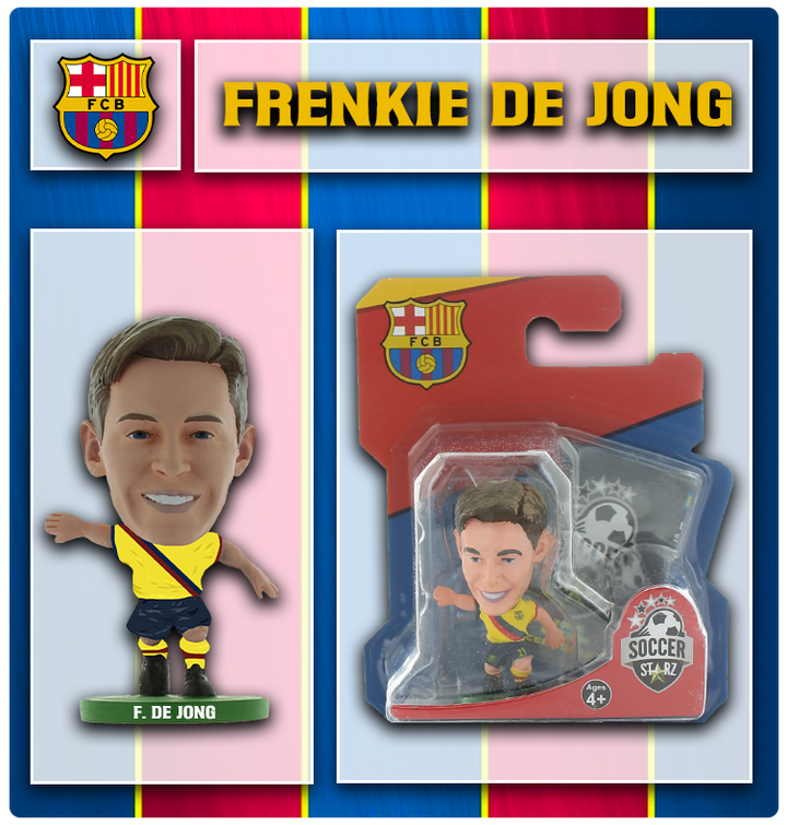 Soccerstarz - Barcelona - Frenkie De Jong - Away Kit