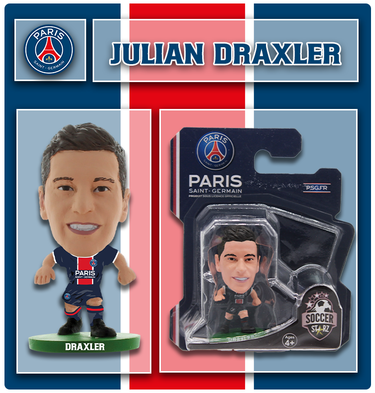 Soccerstarz - Paris St Germain - Julian Draxler - Home Kit (Classic Kit)