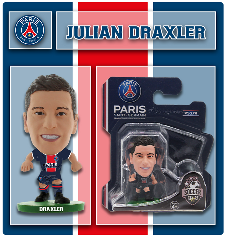 Soccerstarz - Paris St Germain - Julian Draxler - Home Kit (Classic Kit)