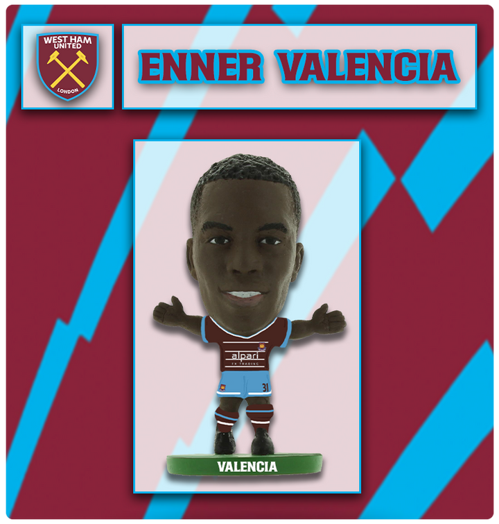 Enner Valencia - West Ham - Home Kit (2015 version)(CLEAR SACHET)