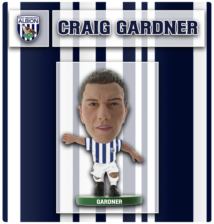 Soccerstarz - West Brom - Craig Gardner - Home Kit