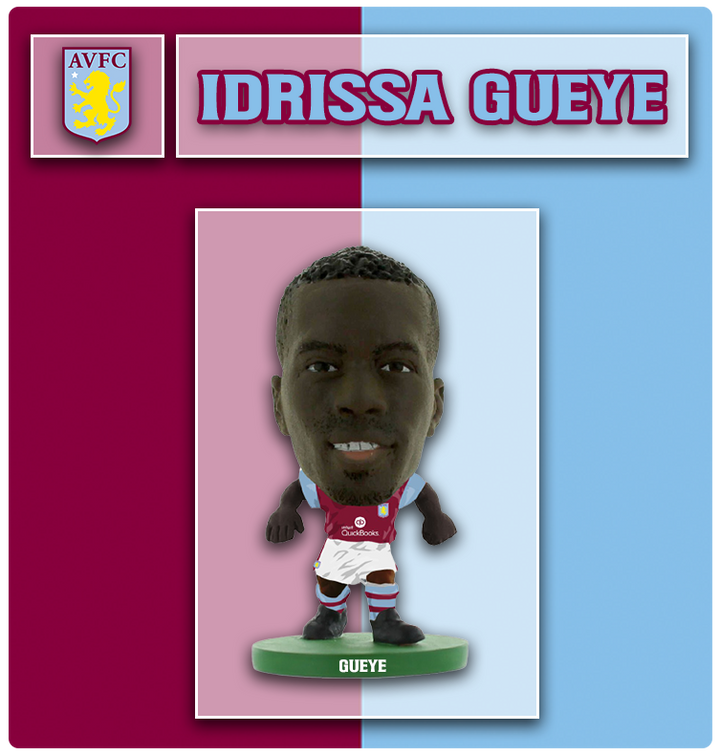 Soccerstarz - Aston Villa - Idrissa Gueye - Home Kit