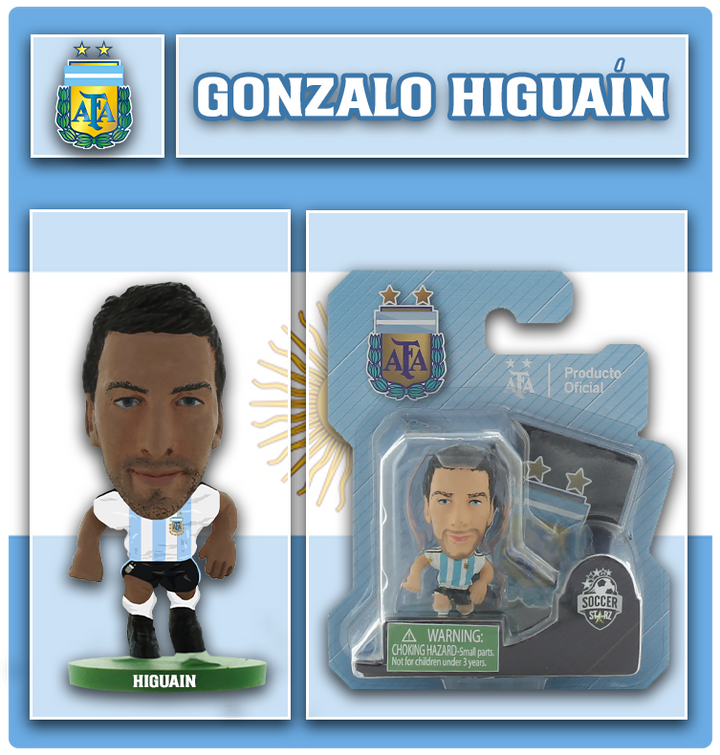 Soccerstarz - Argentina - Gonzalo Higuain - Home Kit