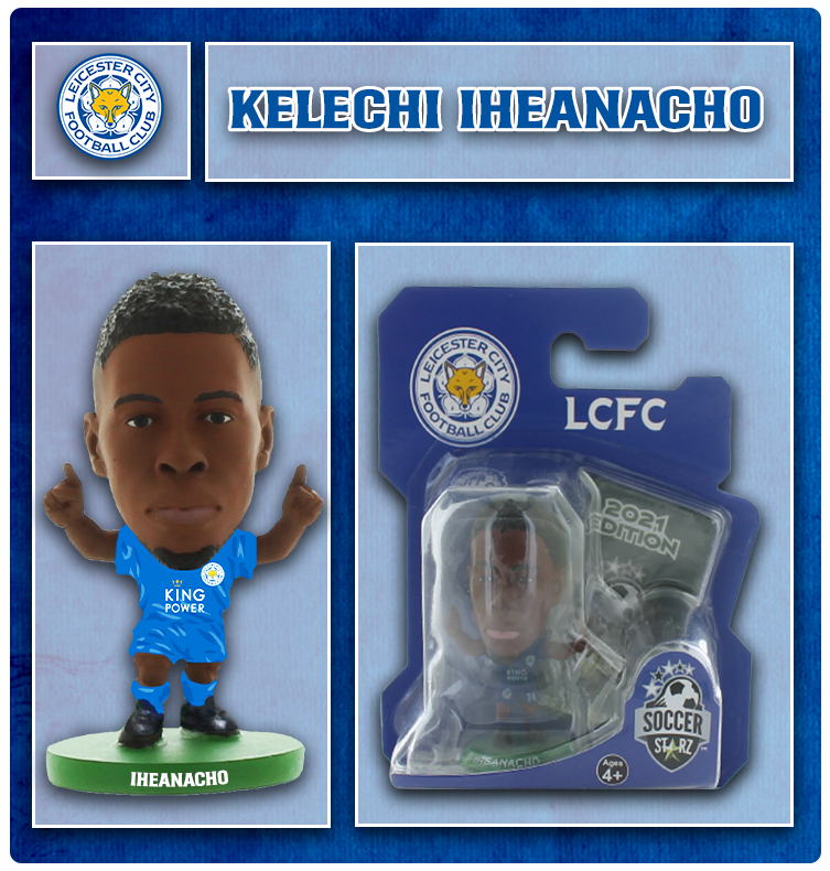 Soccerstarz - Leicester City - Kelechi Iheanacho  - Home Kit