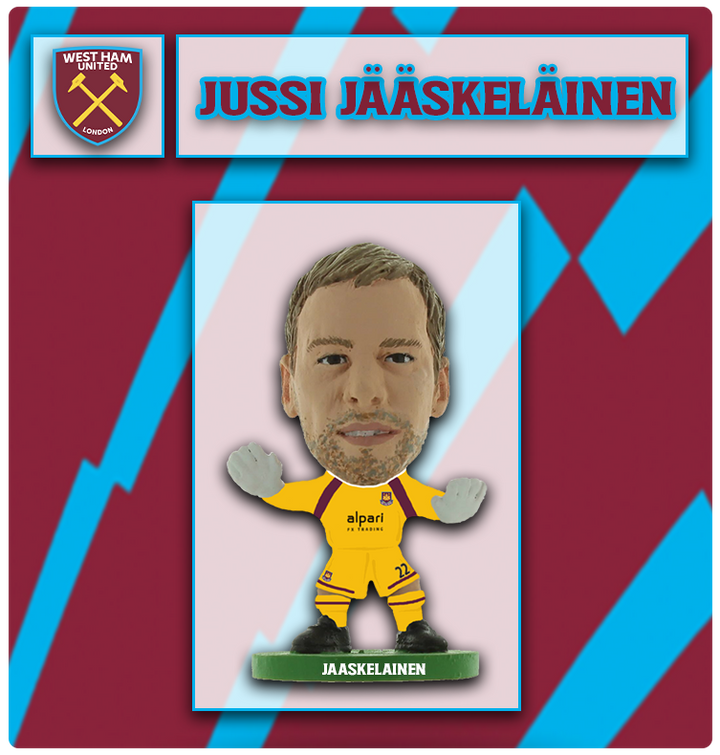 Soccerstarz - West Ham - Jussi Jääskeläinen - Home Kit