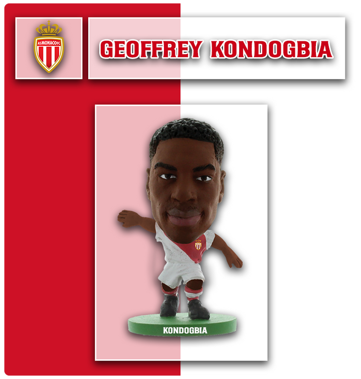 Geoffrey Kondogbia - AS Monaco - Home Kit (CLEAR SACHET)