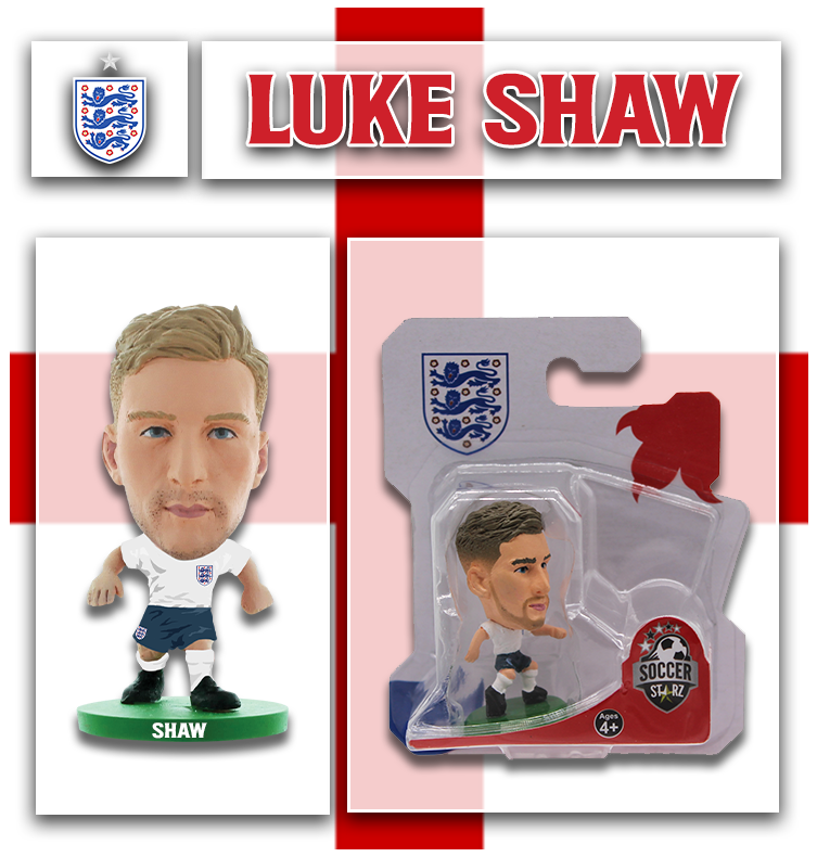 Soccerstarz - England - Luke Shaw - Home Kit