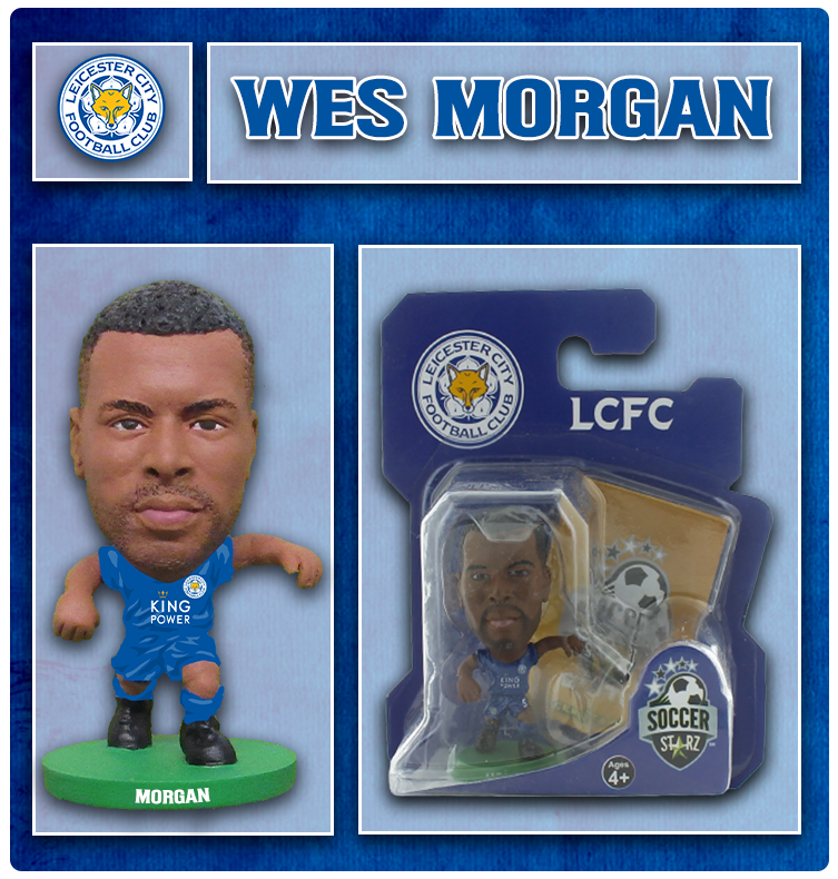 Soccerstarz - Leicester City - Wes Morgan - Home Kit