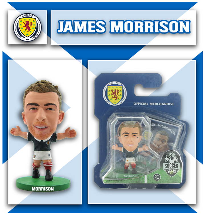 Soccerstarz - Scotland - James Morrison - Home Kit