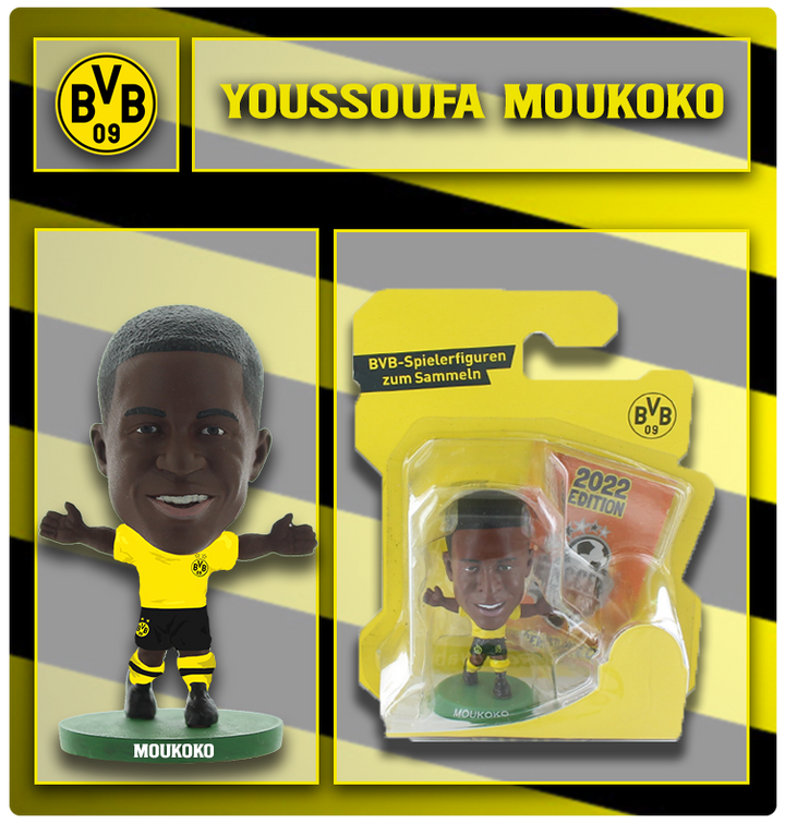 Soccerstarz - Borussia Dortmund - Youssoufa Moukoko - Home Kit