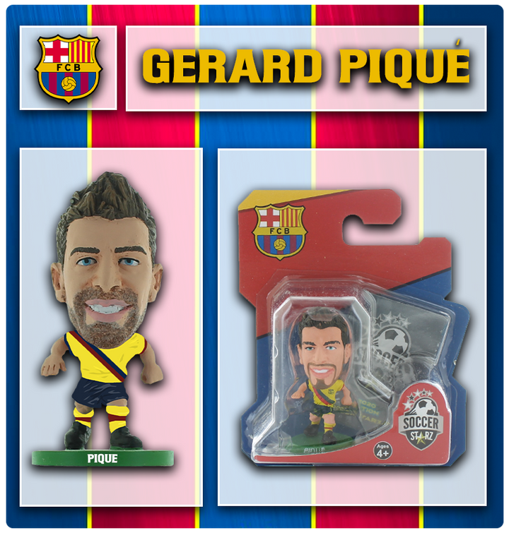 Soccerstarz - Barcelona - Gerard Pique - Away Kit