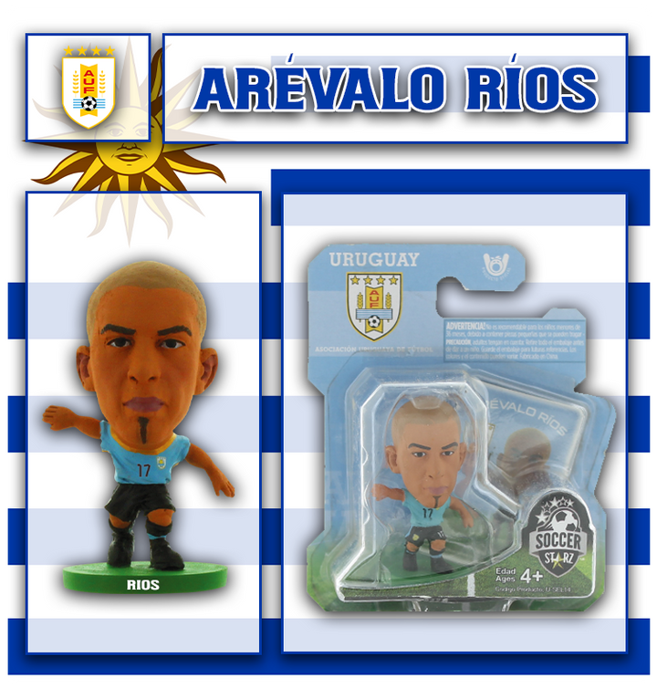 Soccerstarz - Uruguay - Arevalo Rios - Home Kit